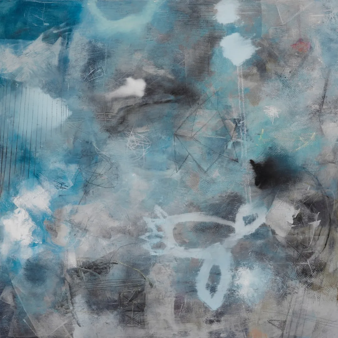 Into the Blue  24x24 oil on panel

